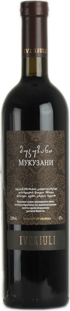 Вино Мукузани Тбилисский дворик защ.наим.кр.сух. 0.75 л