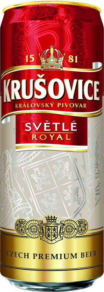 Пиво Крушовице светлое пастер. ж/б 0.45