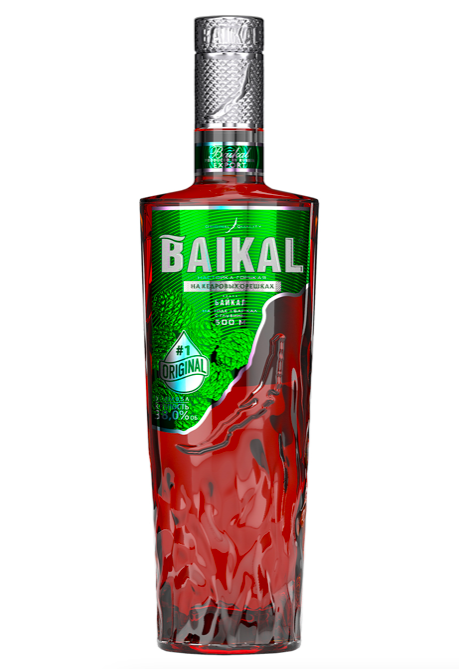 Водка Байкал на кедровых орешках 0.5 л