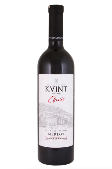 Вино Квинт Мерло стол.кр.сух 0.75 л