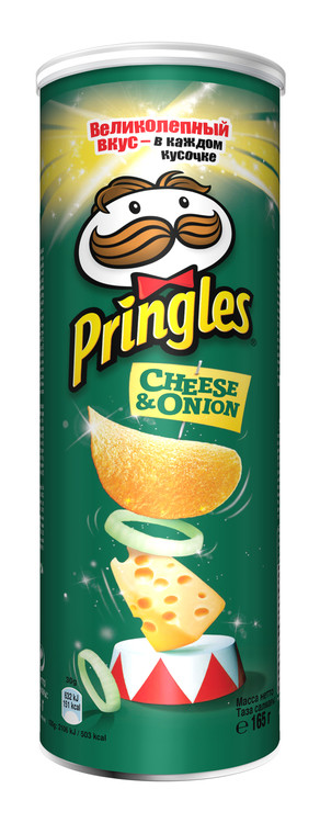 ЧИПСЫ ПРИНГЛС СЫР/ЛУК 165 г.