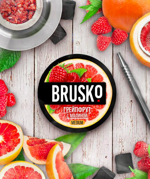 Чайная смесь BRUSKO MEDIUM 50г – Грейпфрут с малиной